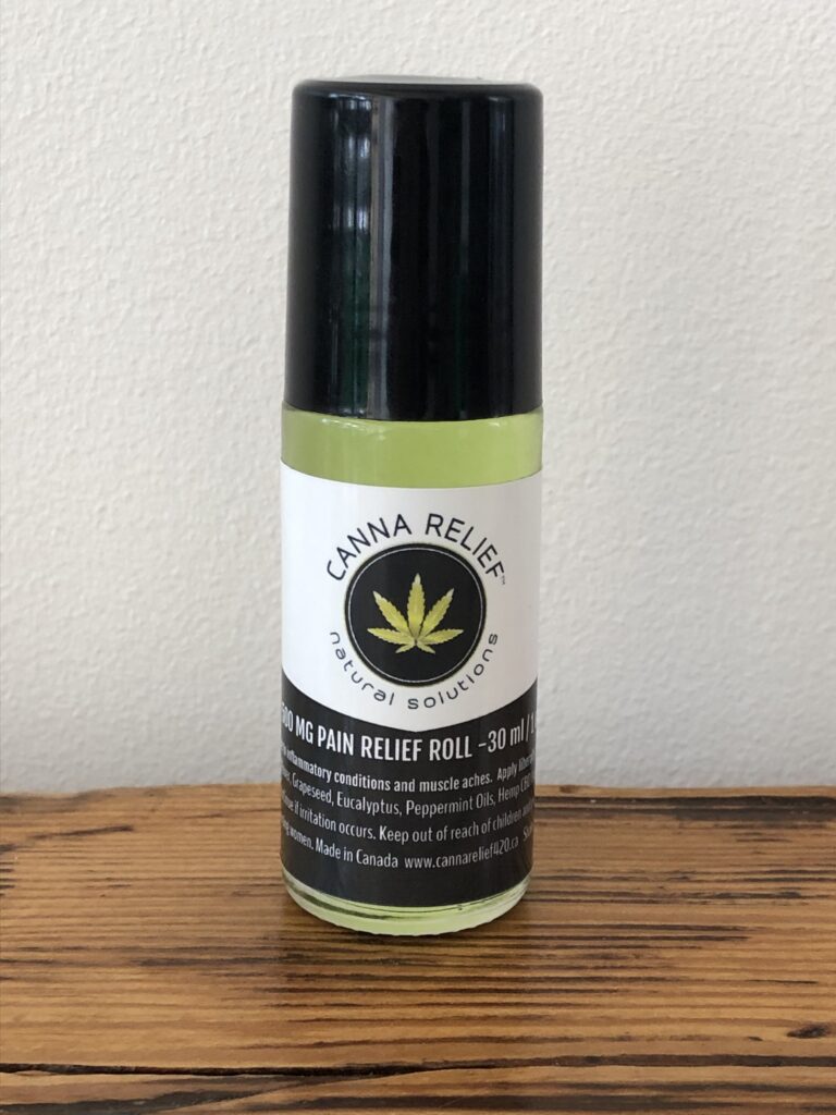 CANNA RELIEF Pain Relief Rollon 500mg hemp CBD (30mL) Medical